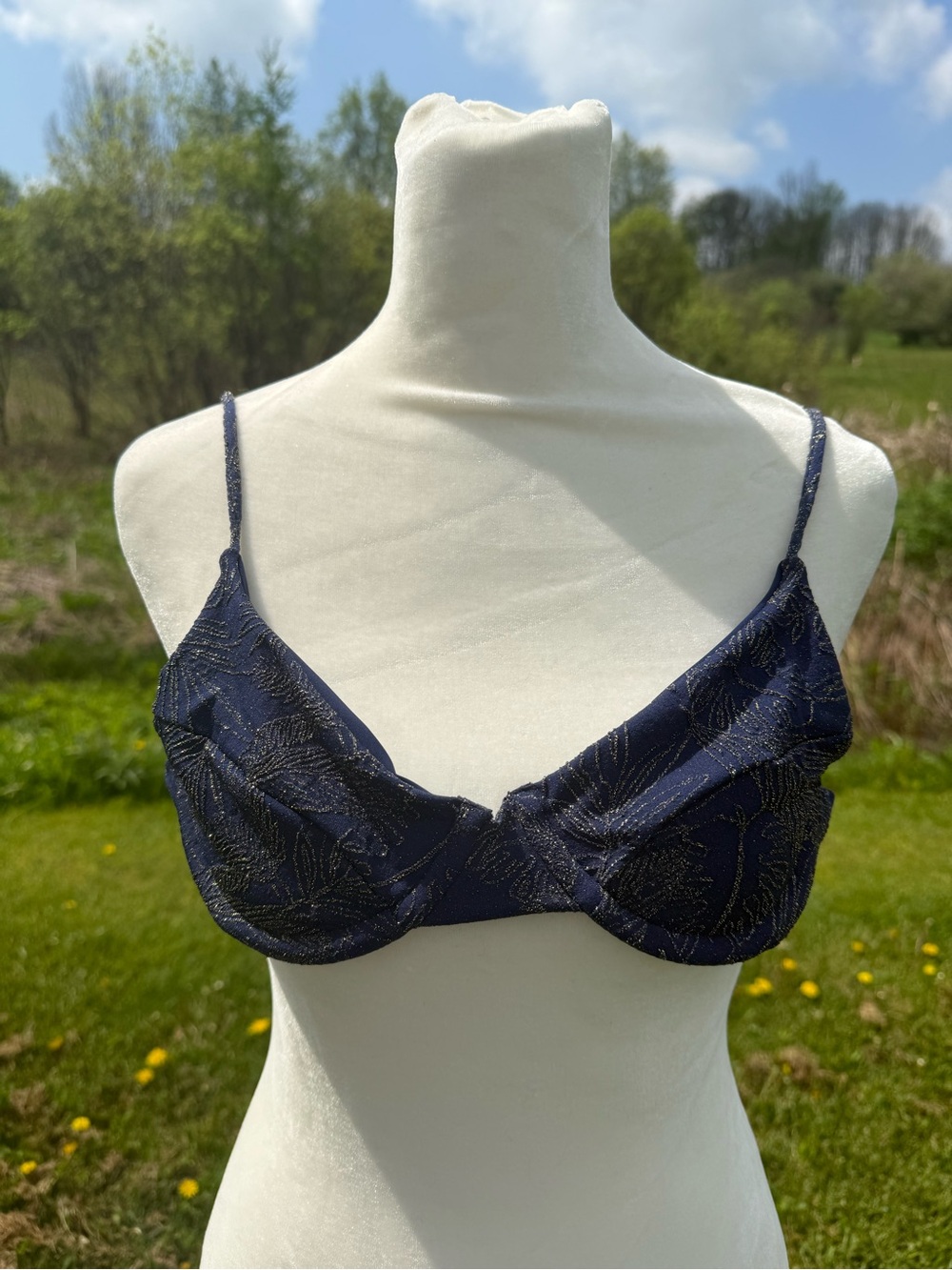 Skatie Bikini Top Glitter